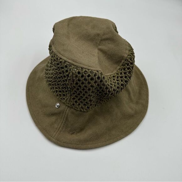 Rag & Bone Nando Bucket Netting Hat in Safari Net New with tags - Picture 3 of 6